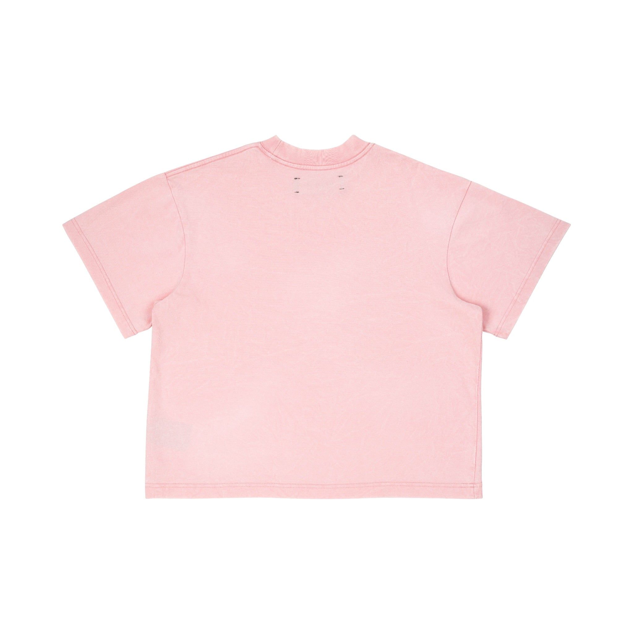 WASHED BOXY TEE / CORAL