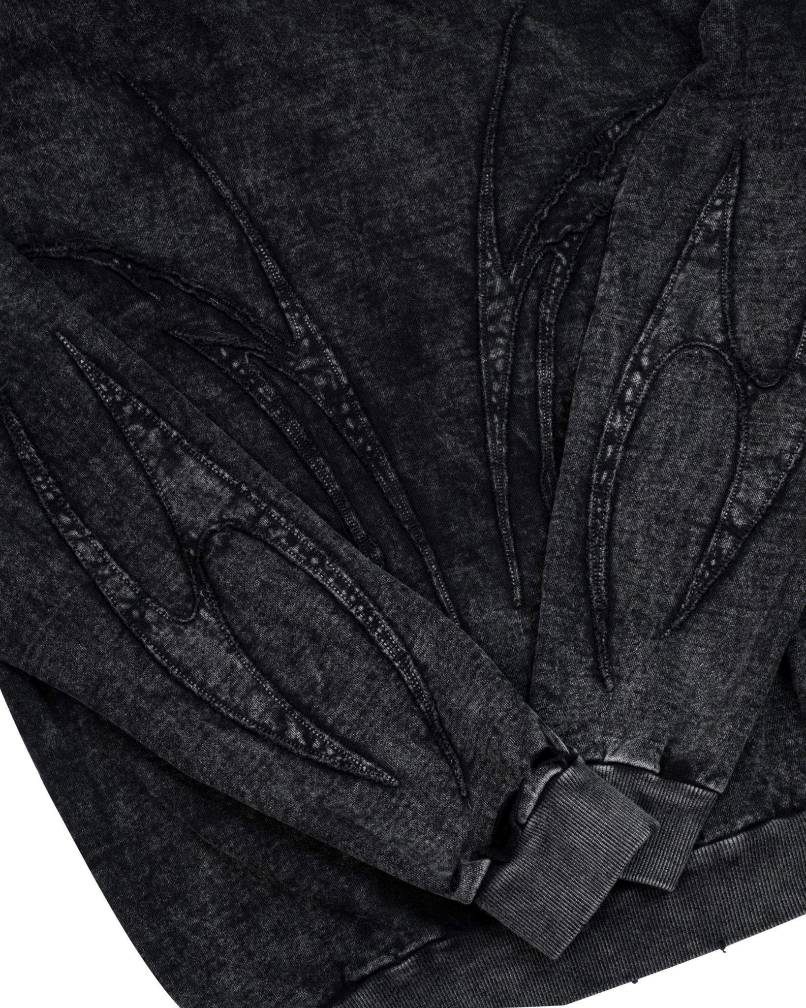 TRIBAL FULLZIP HOODIE / CHARCOAL