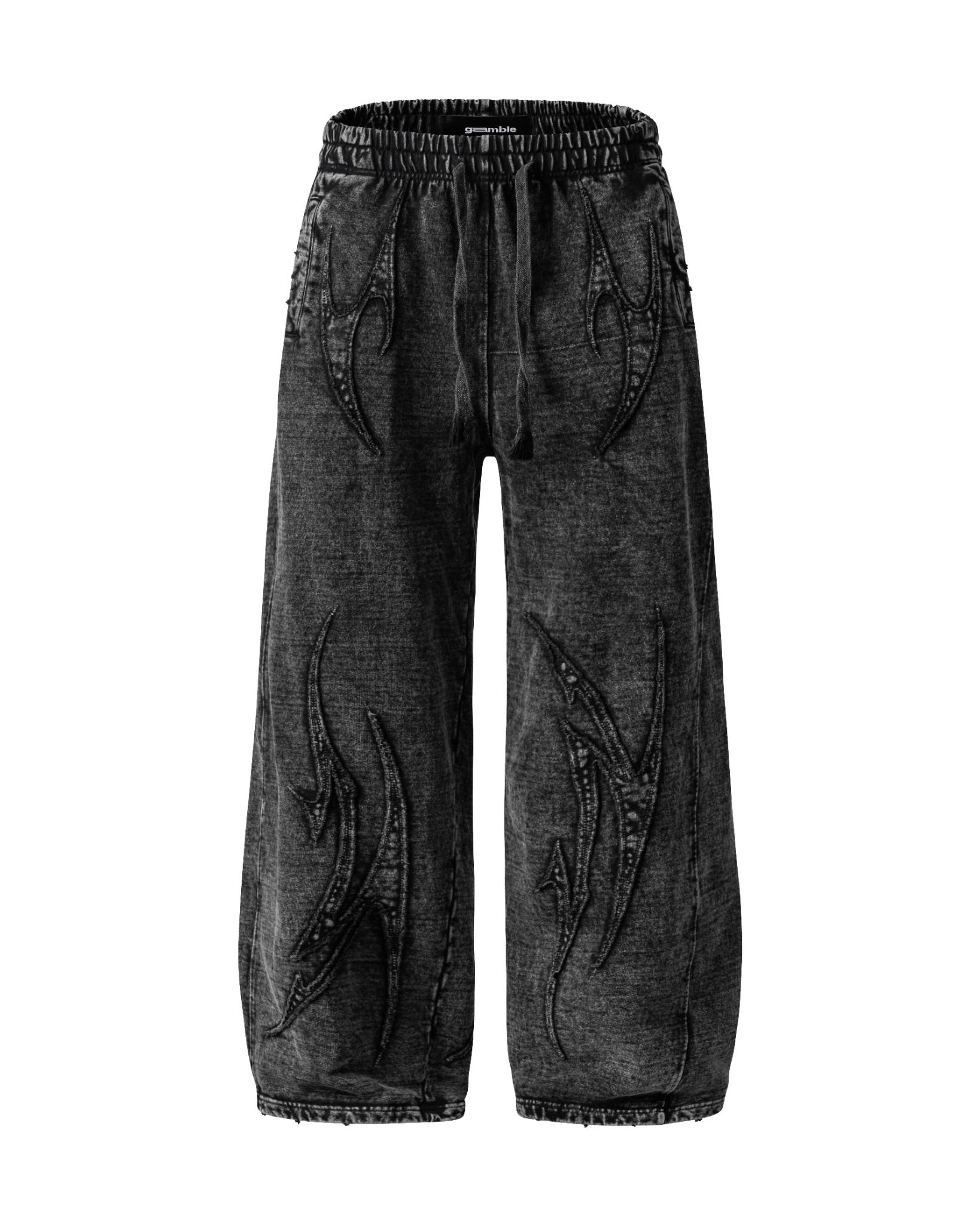 TRIBAL BAGGY JOGGER / CHARCOAL