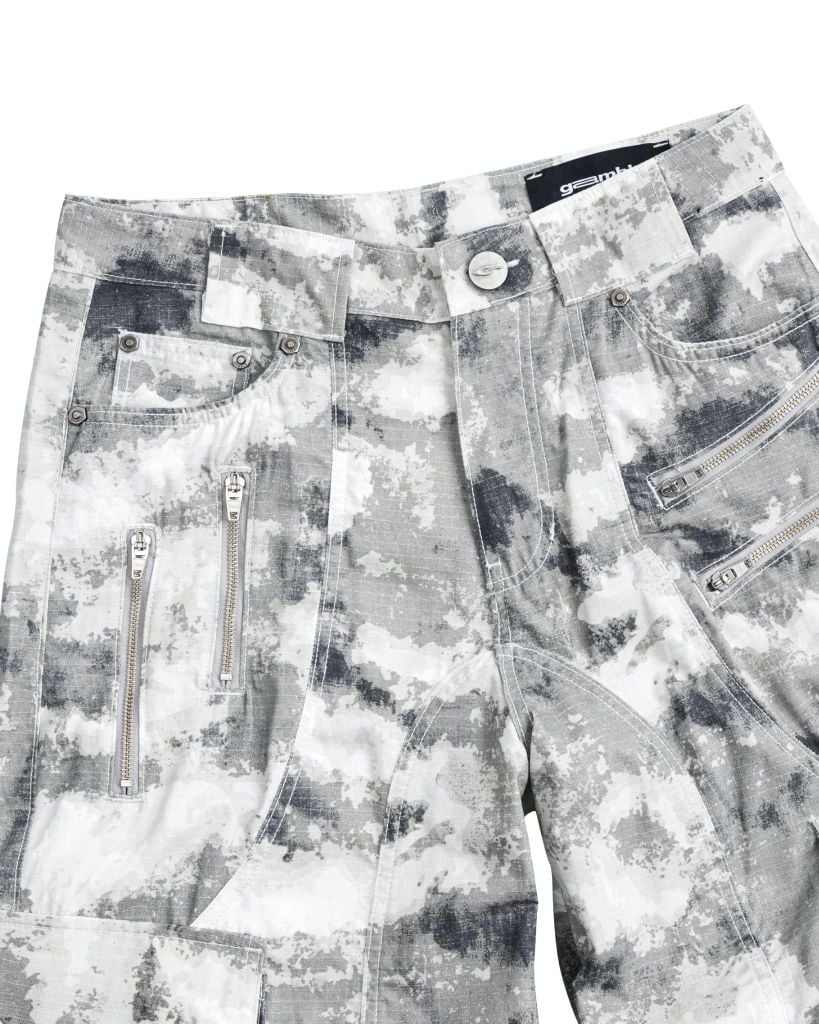 CAMO CARGO PANT / ASH