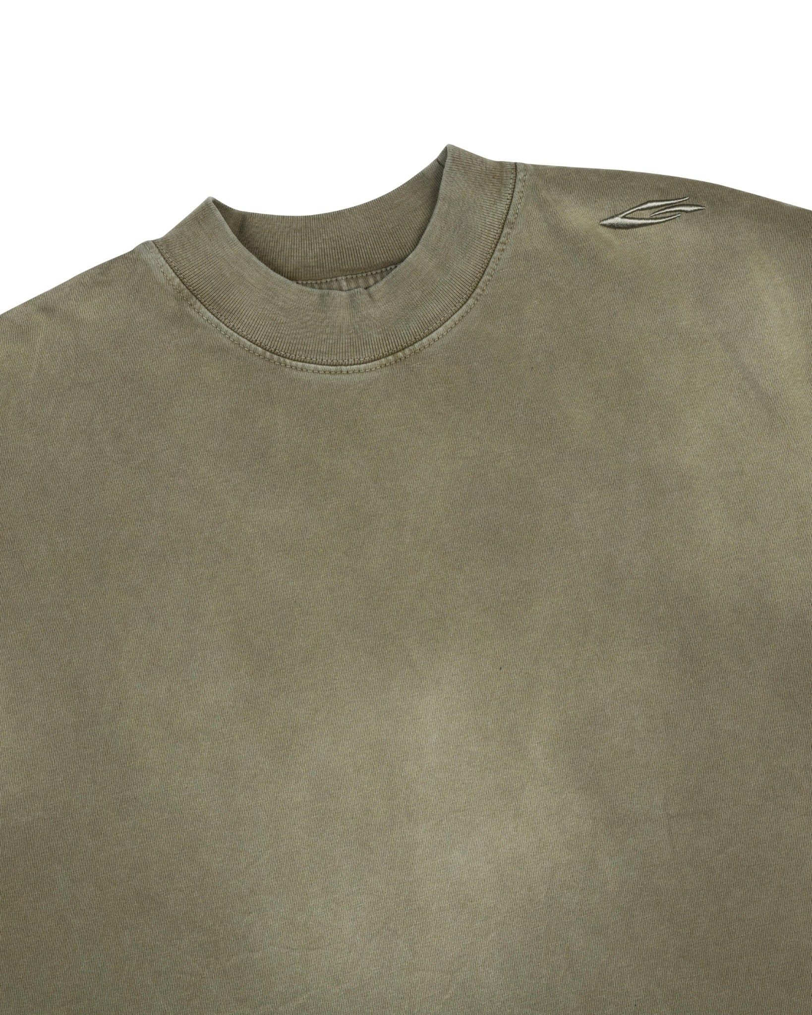 WASHED BOXY TEE / MOSSY