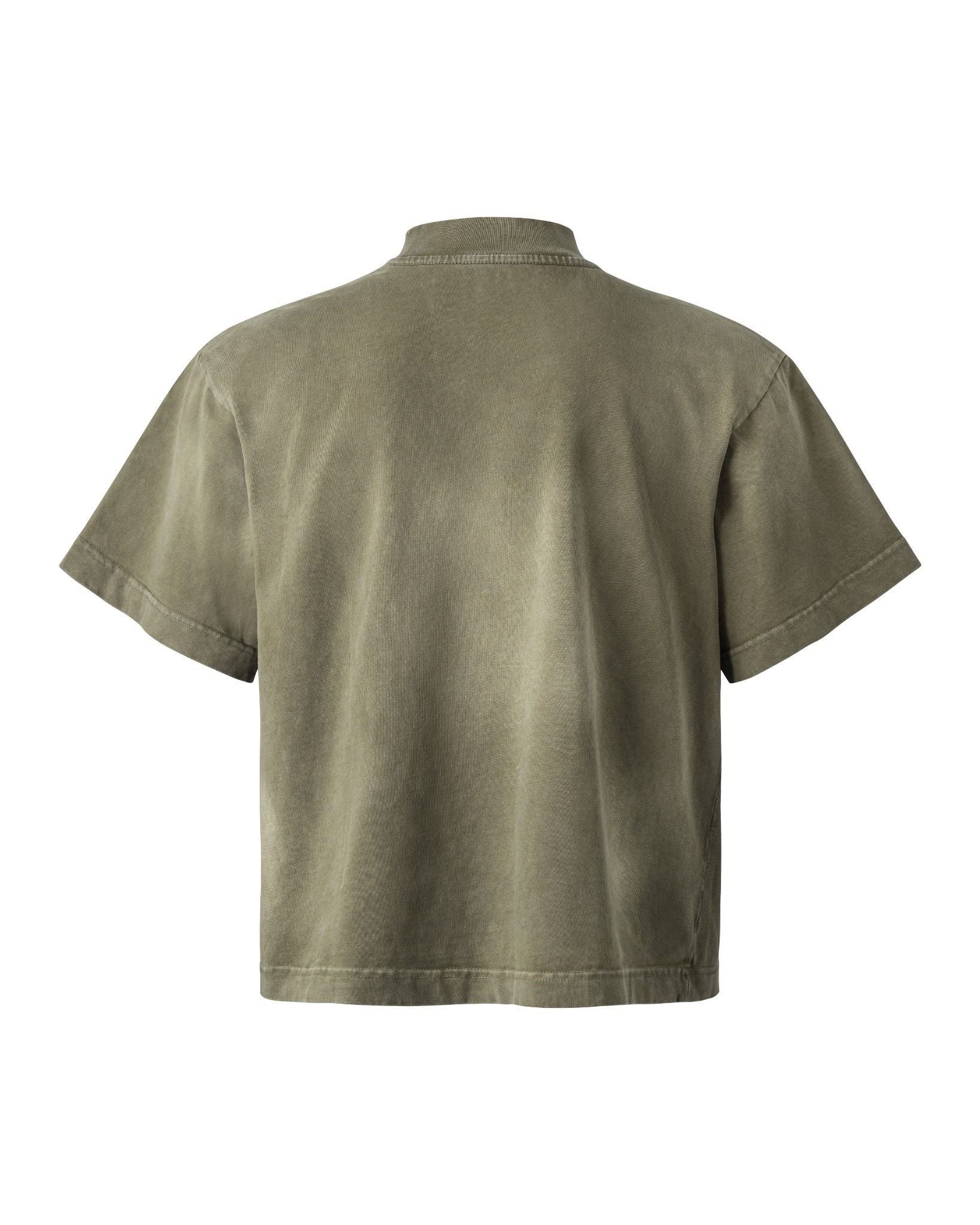 WASHED BOXY TEE / MOSSY