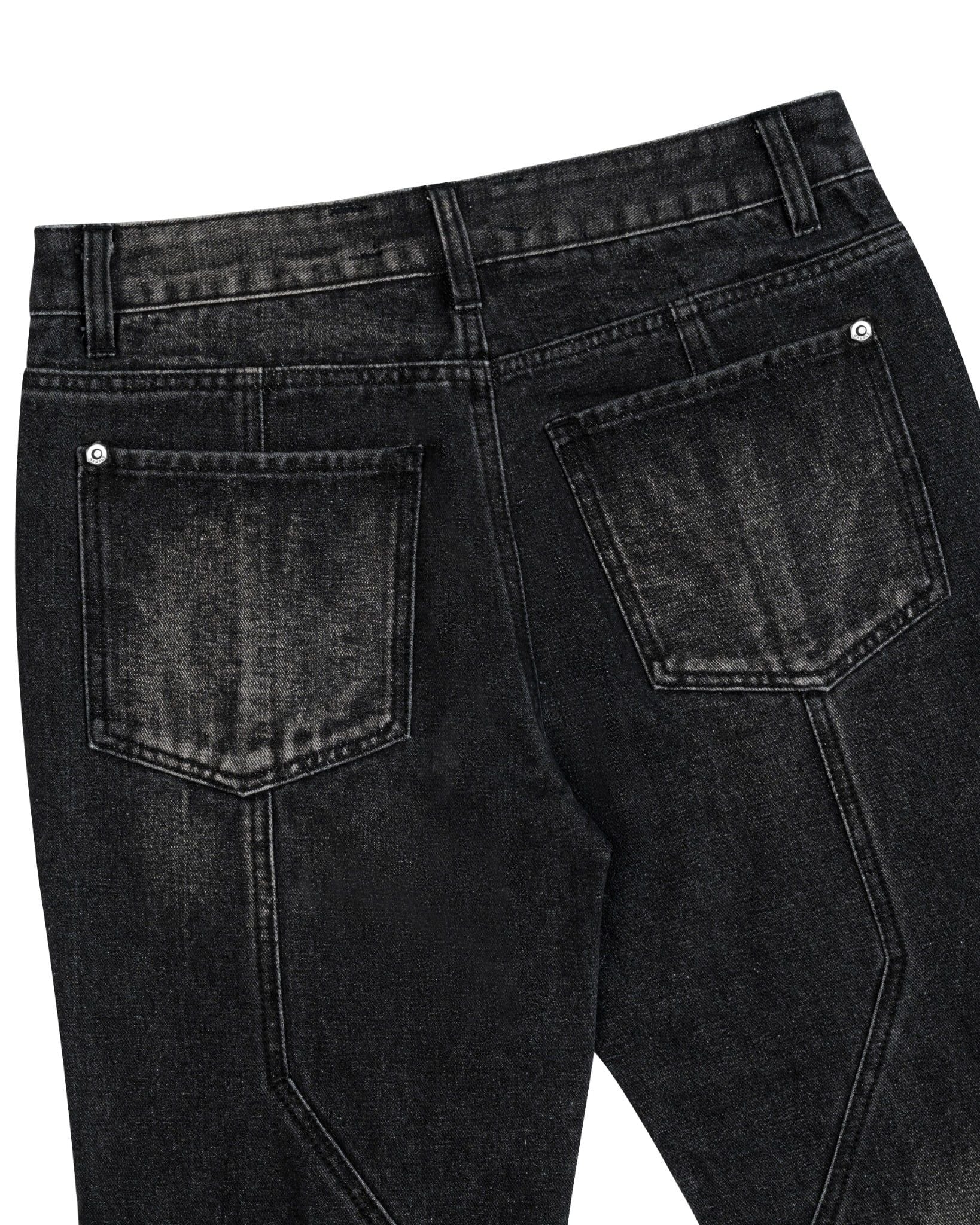 GRIME FLARED JEANS / GUNMETAL