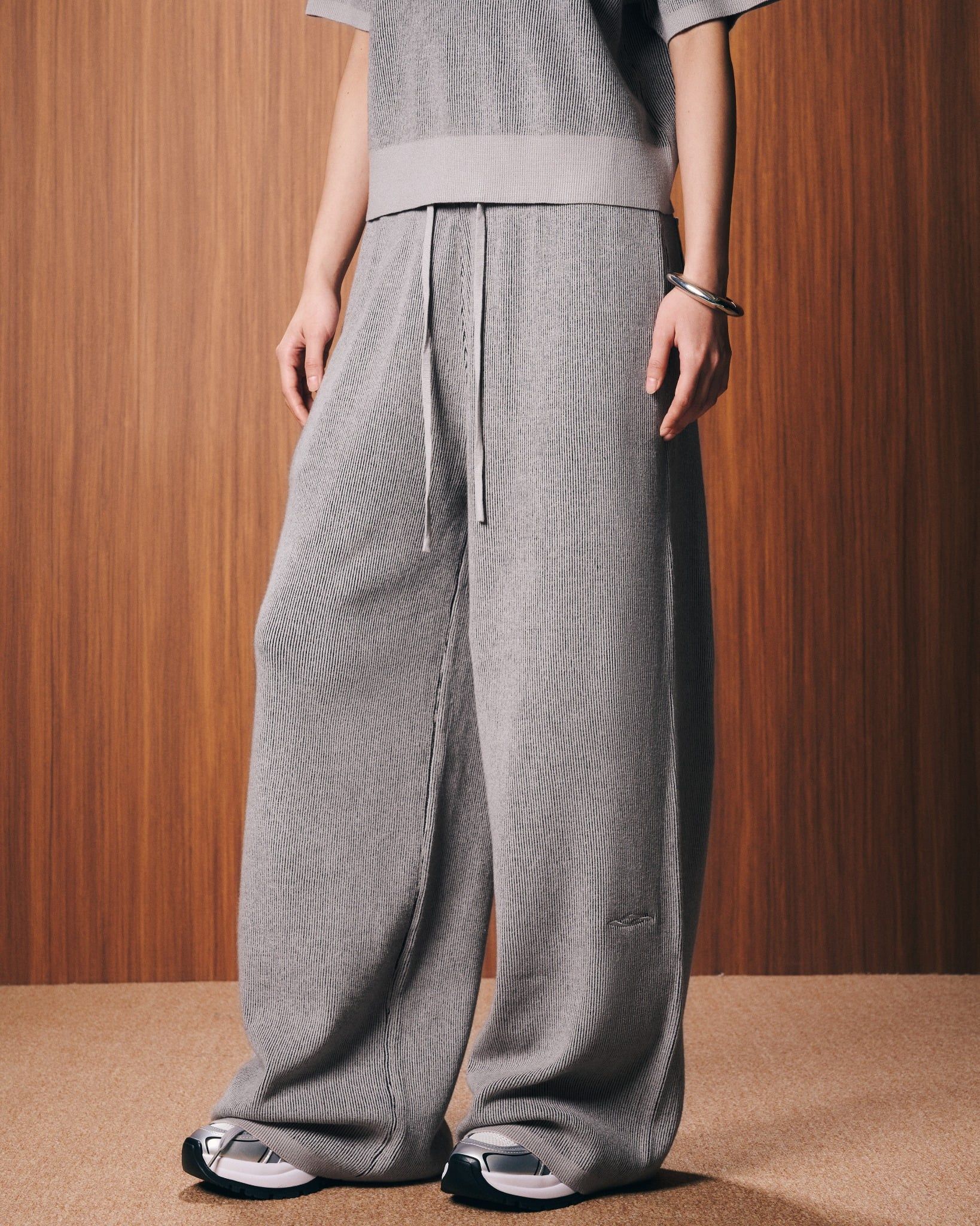 KNIT PANTS / FOG