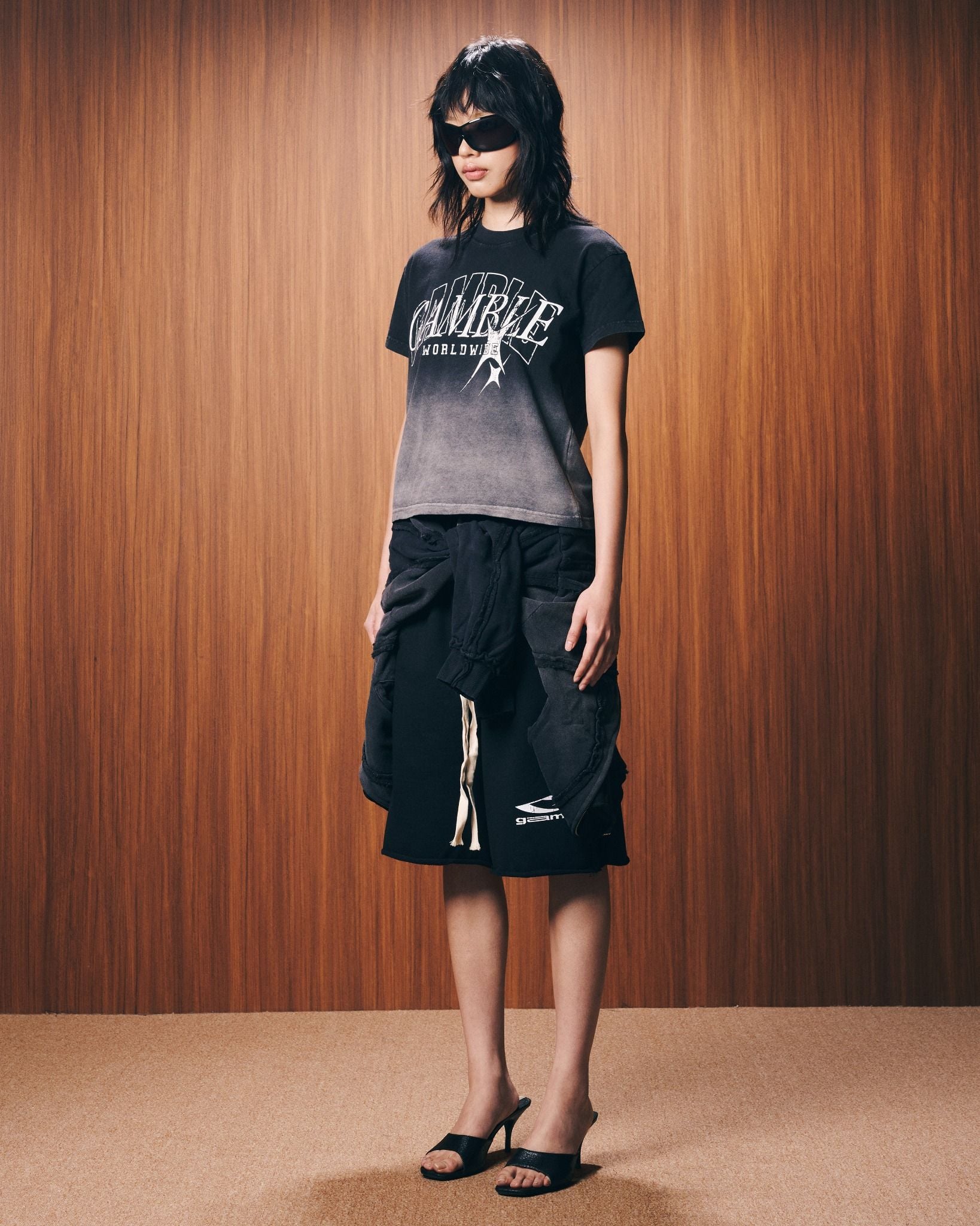 CLUB LABEL TEE / CHARCOAL