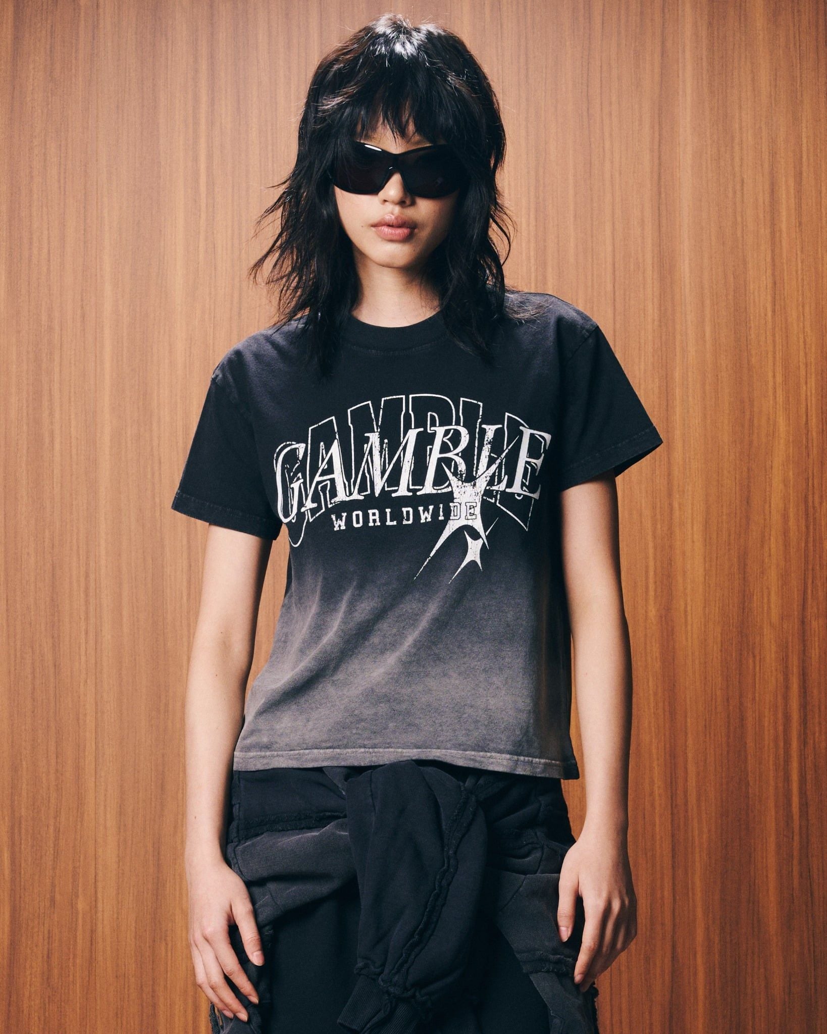 CLUB LABEL TEE / CHARCOAL