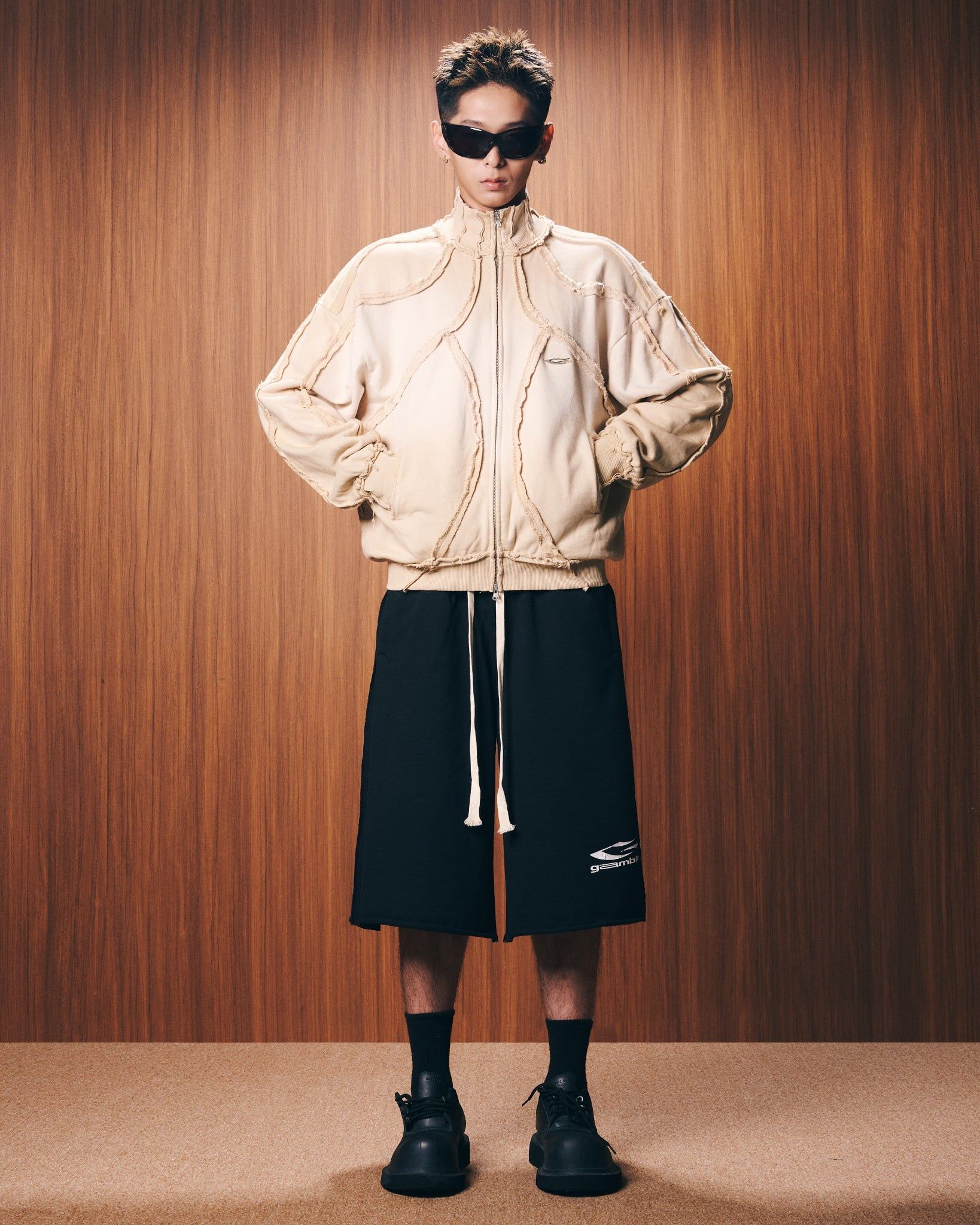 VEINS FULLZIP JACKET / BONE