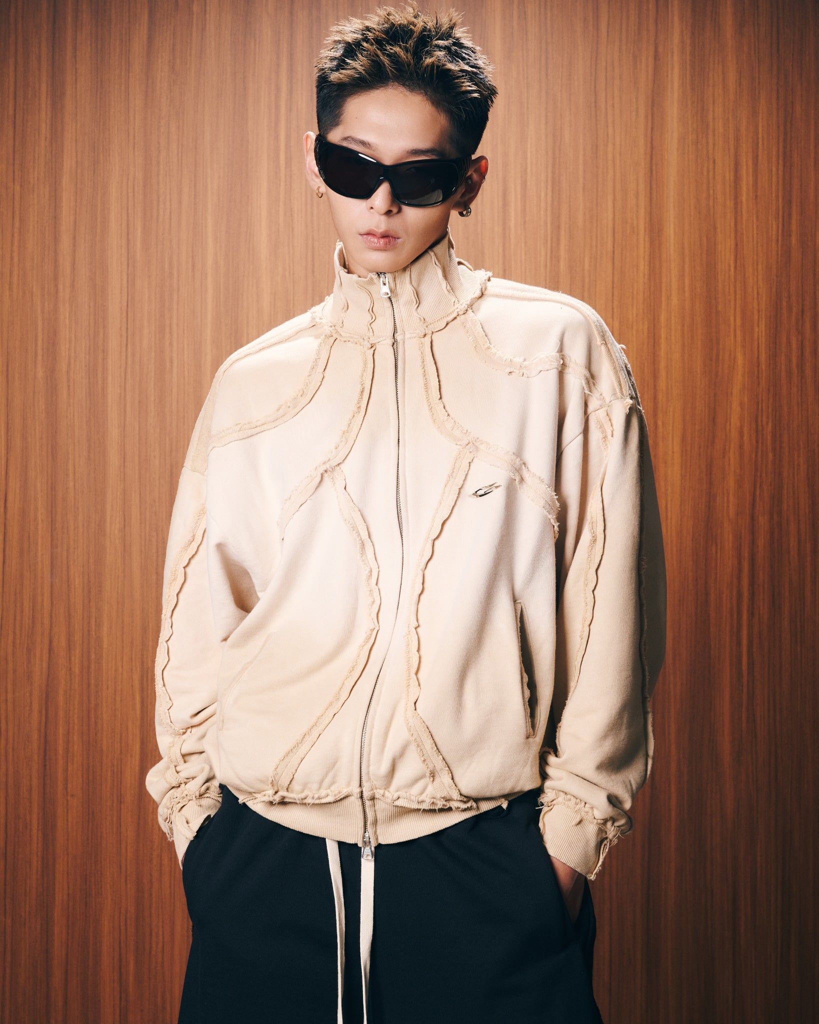 VEINS FULLZIP JACKET / BONE
