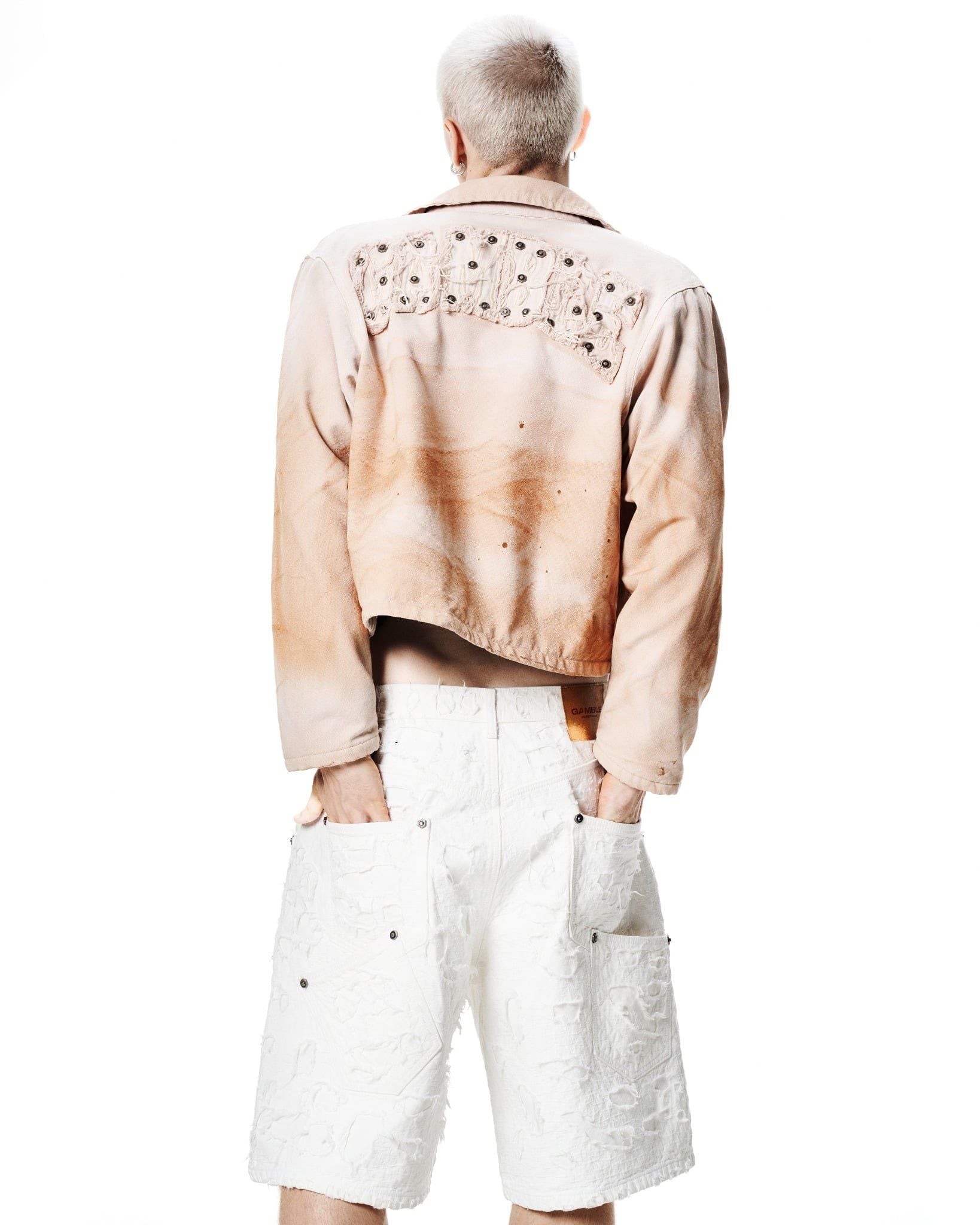 RIVET TRUCKER JACKET / CLAY