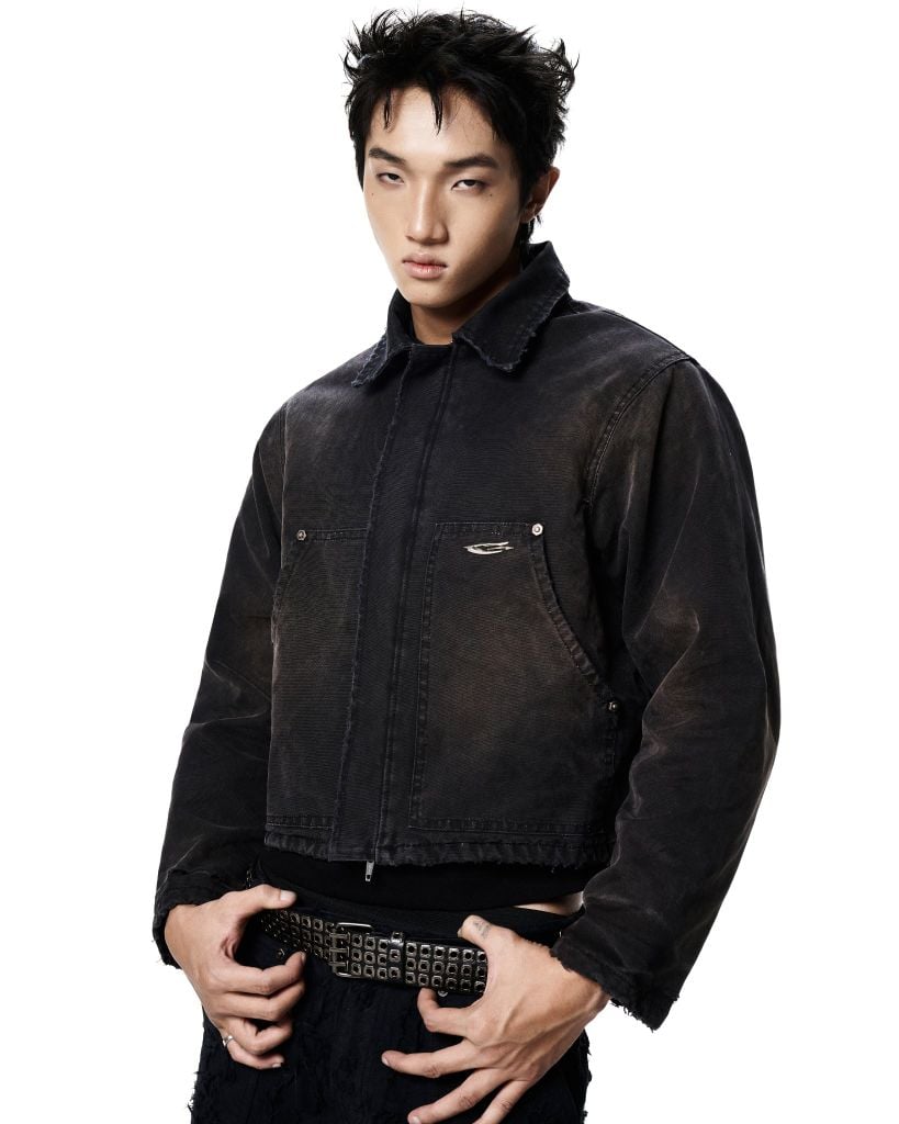 RIVET TRUCKER JACKET / COAL