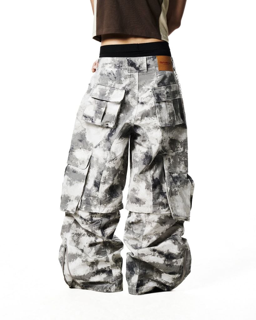 CAMO CARGO PANT / ASH