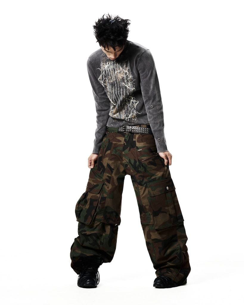 CAMO CARGO PANT / MOSS