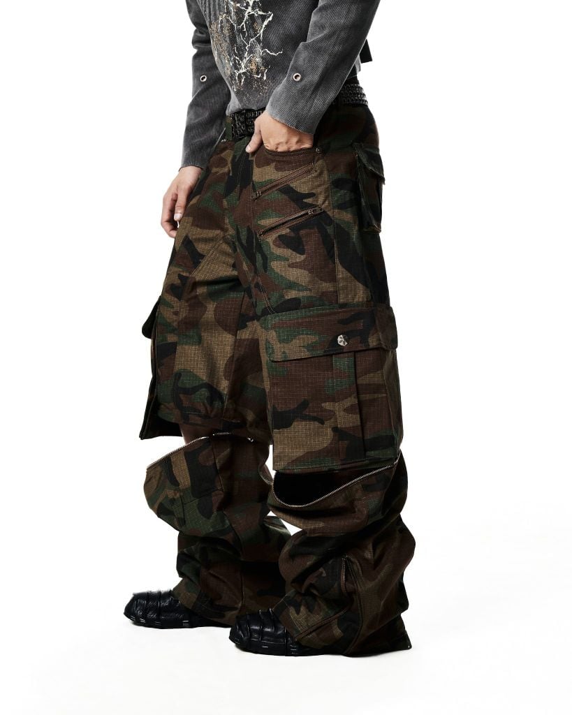 CAMO CARGO PANT / MOSS