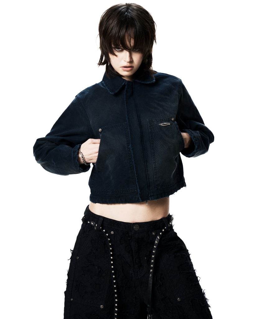 RIVET TRUCKER JACKET / INDIGO