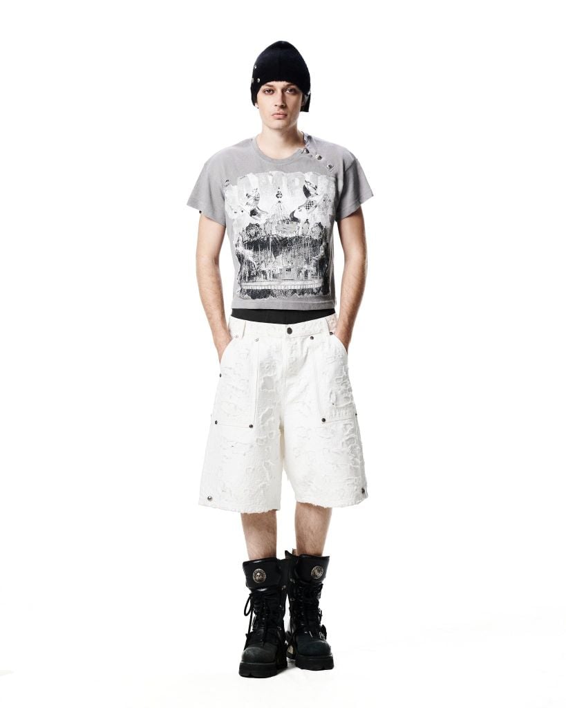 CAROUSEL TEE / SMOKE