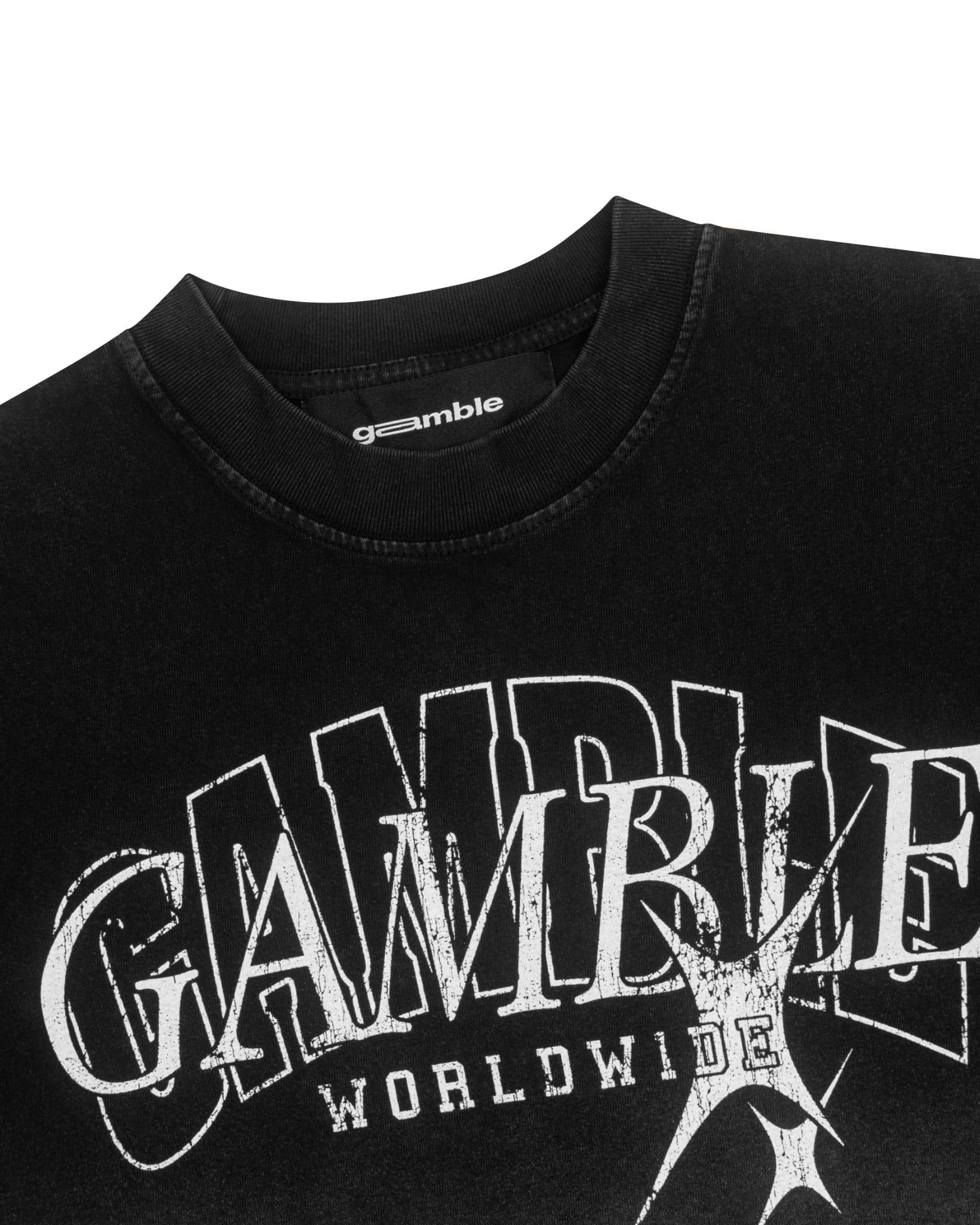 CLUB LABEL TEE / CHARCOAL