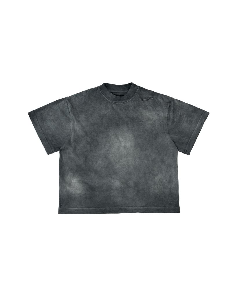 WASHED BOXY TEE / CHARCOAL
