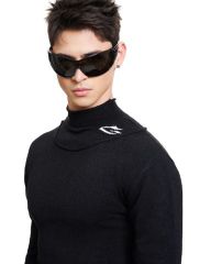 KNIT TURTLENECK SWEATER / BLACK