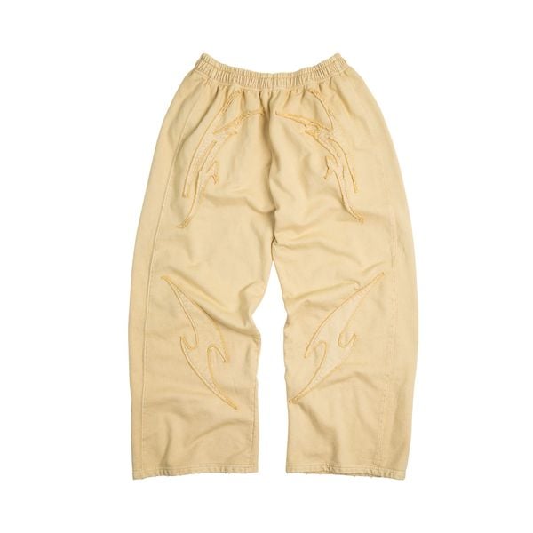 TRIBAL BAGGY JOGGER / BUTTER 