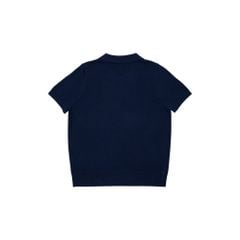POLO KNIT TEE / NAVY
