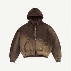 GW TRASH FULLZIP HOODIE / BROWN
