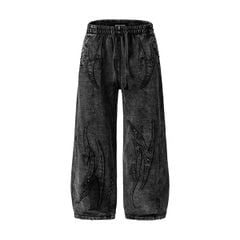 TRIBAL BAGGY JOGGER / CHARCOAL
