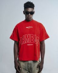 STITCHED TEE/ BLOOD