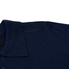 POLO KNIT TEE / NAVY
