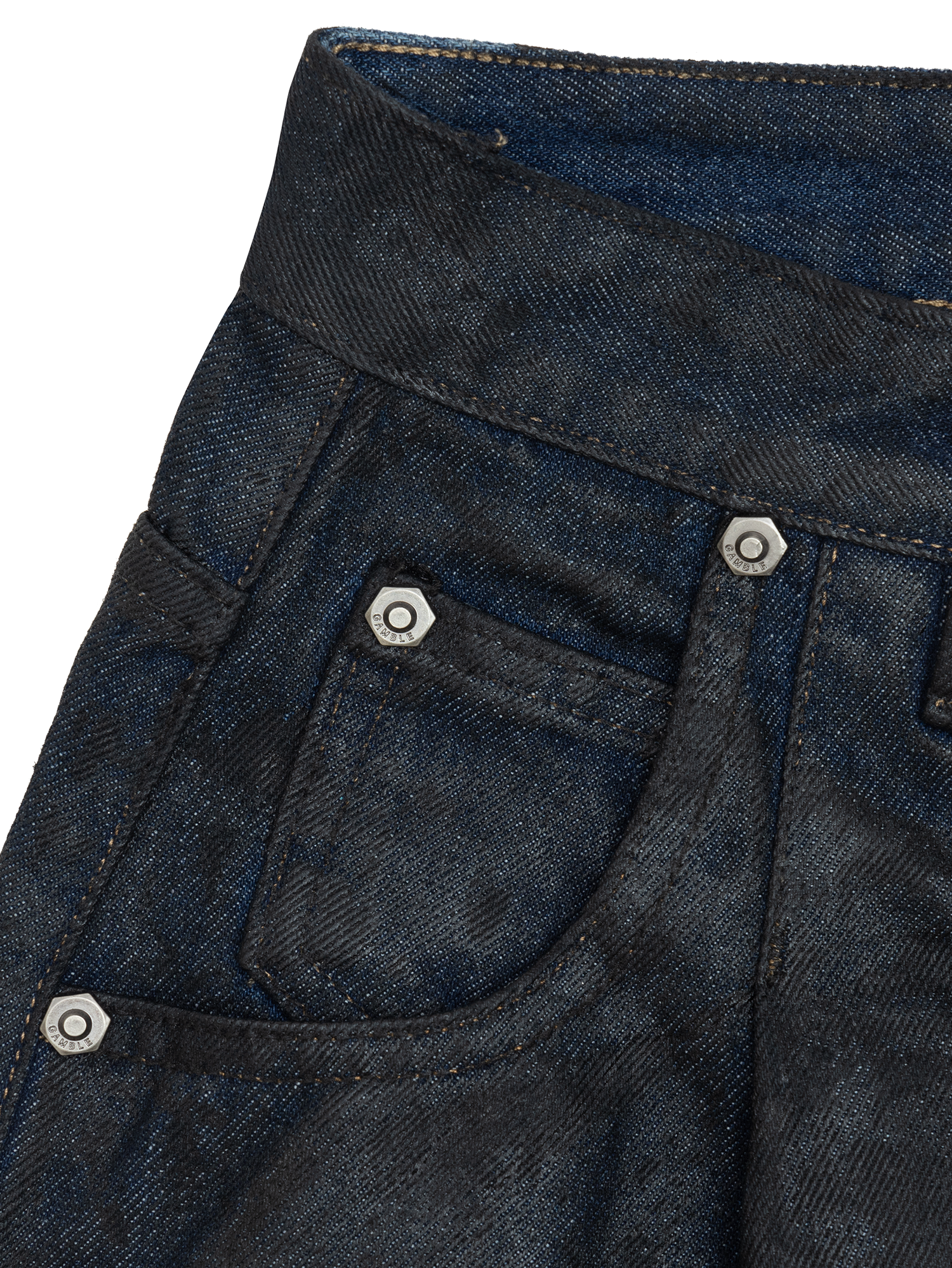 COATED BAGGY JEANS / BASALT
