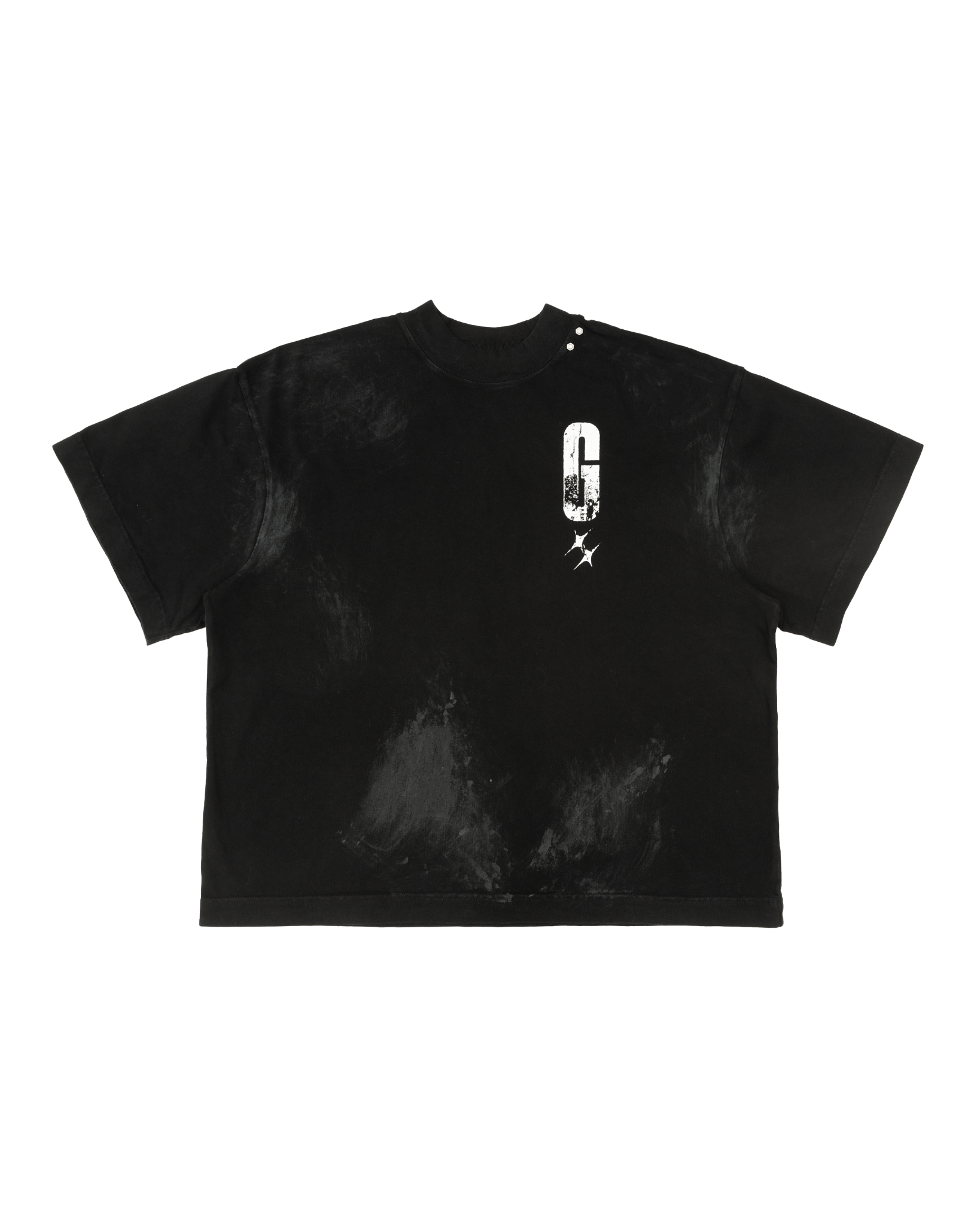 CRACKED TEE / BLACK