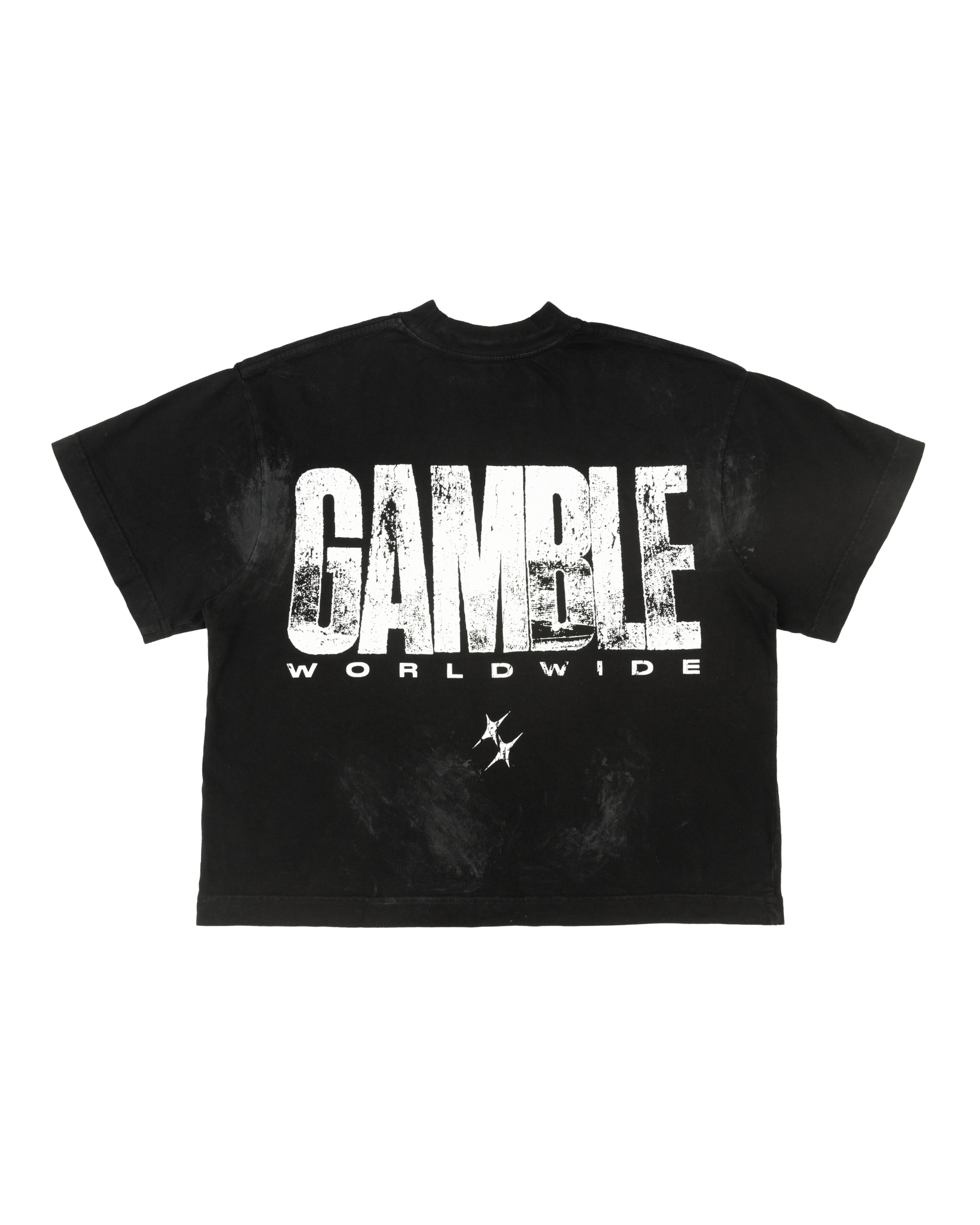 CRACKED TEE / BLACK