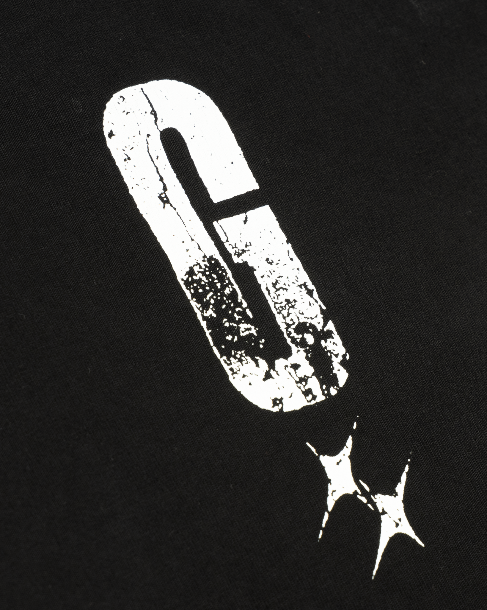 CRACKED TEE / BLACK