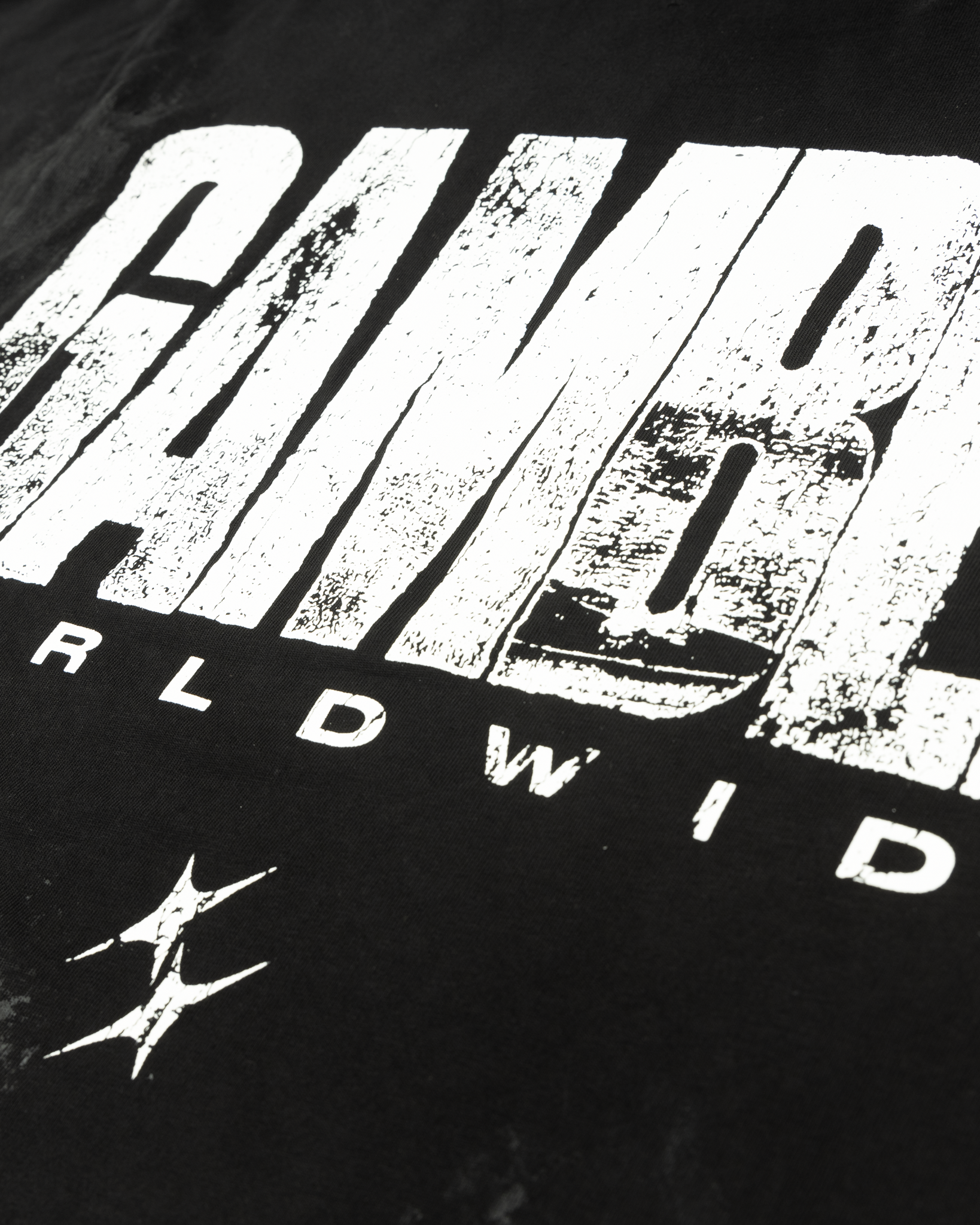 CRACKED TEE / BLACK