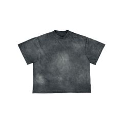 WASHED BOXY TEE / CHARCOAL