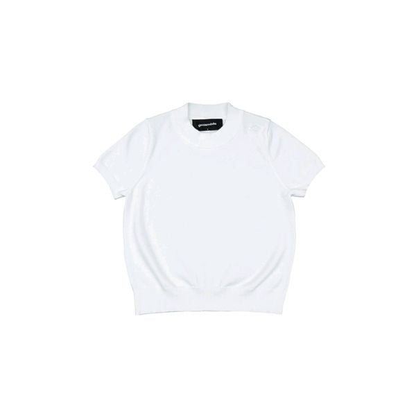 KNIT BABY TEE / WHITE