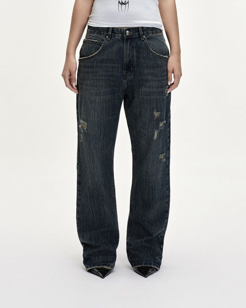 BOOTCUT JEANS / MUD