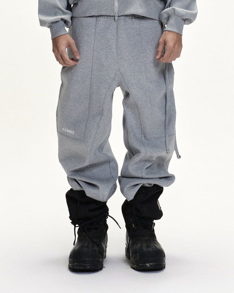 OFFSET SWEATPANTS / GREY
