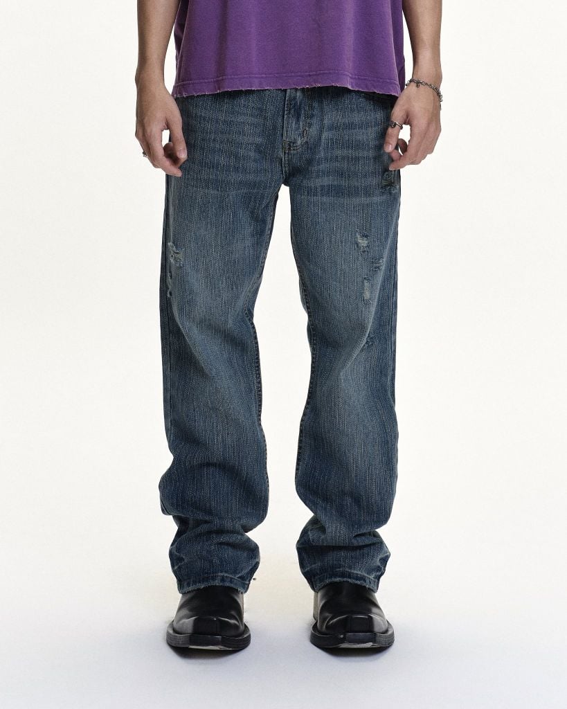 BOOTCUT JEANS / INDIGO