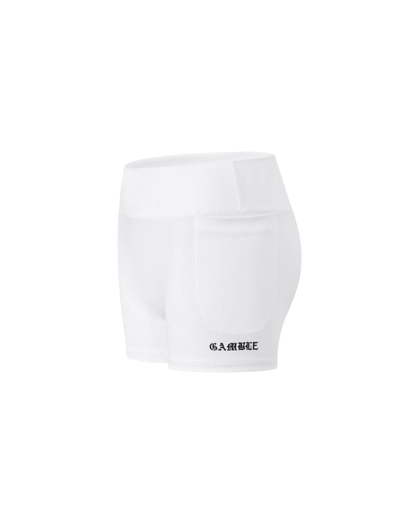BIKER SHORTS / WHITE