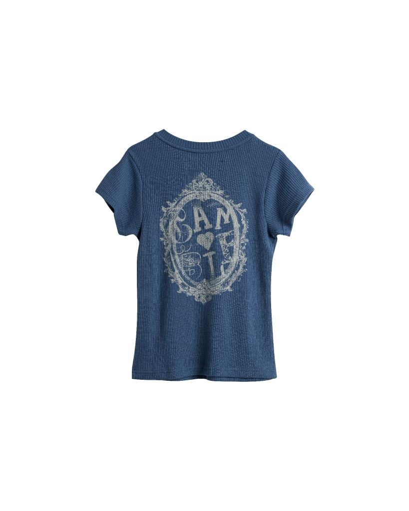 AMOUR BABY TEE / BLUE