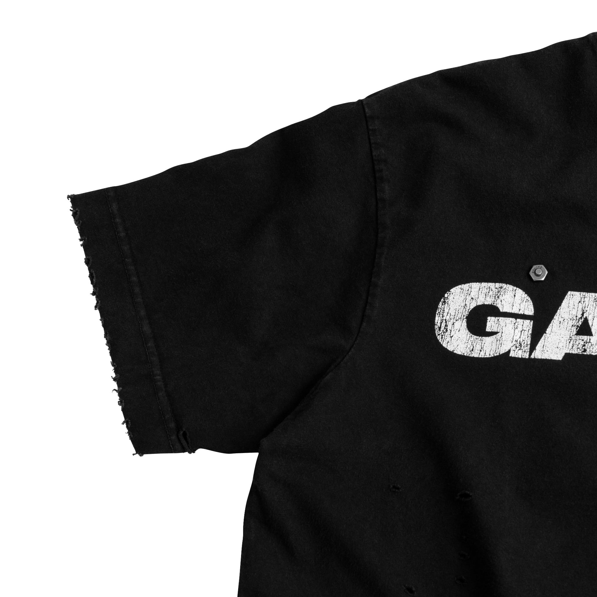 BROKEN V TEE / BLACK