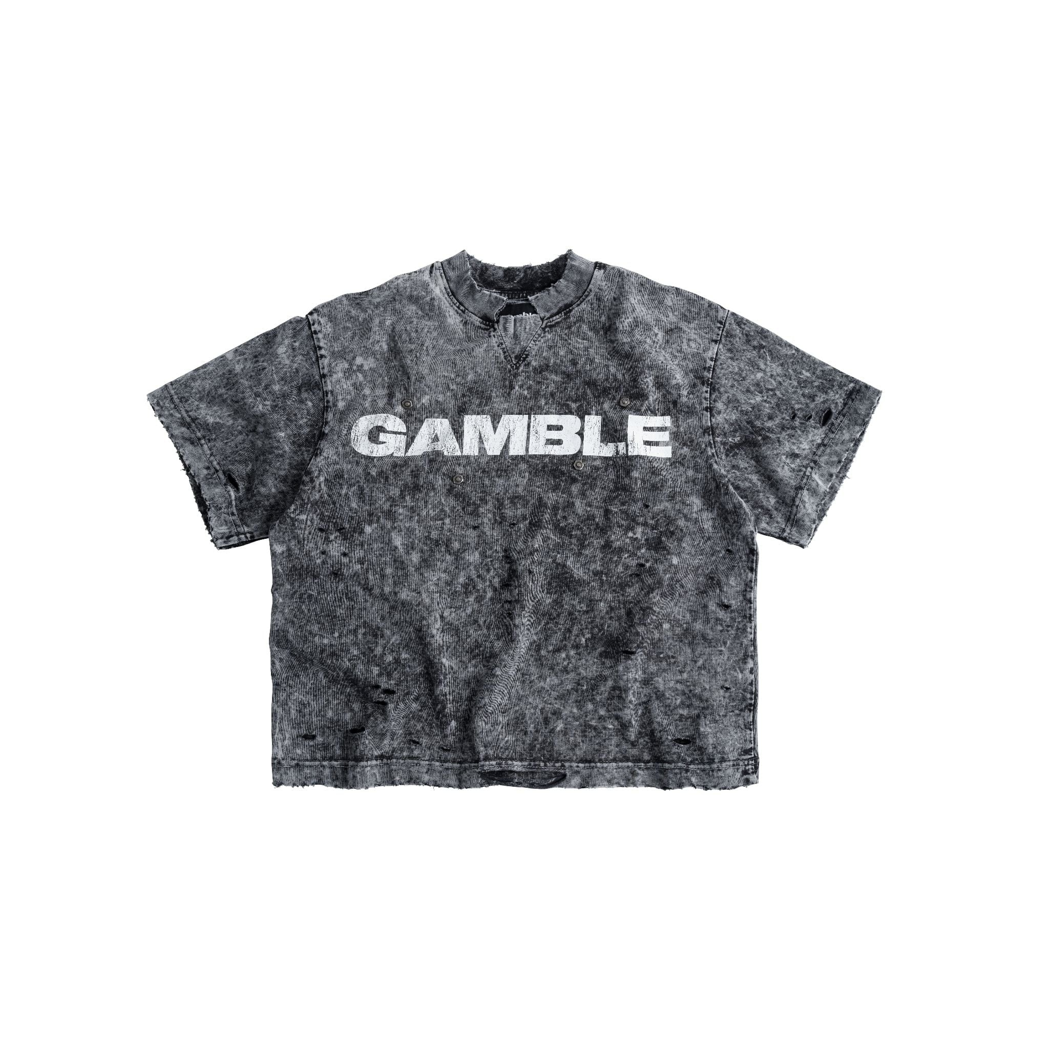 BROKEN V TEE / GRAPHITE