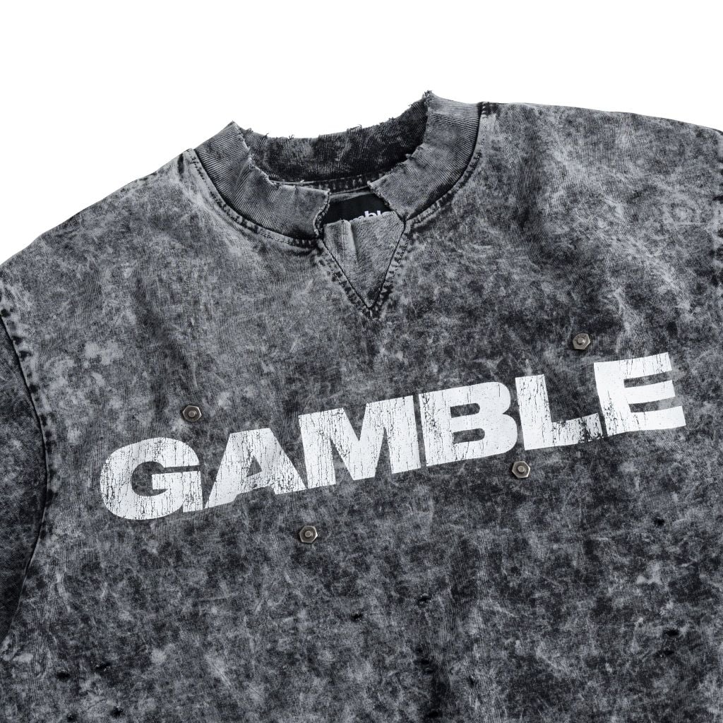 BROKEN V TEE / GRAPHITE