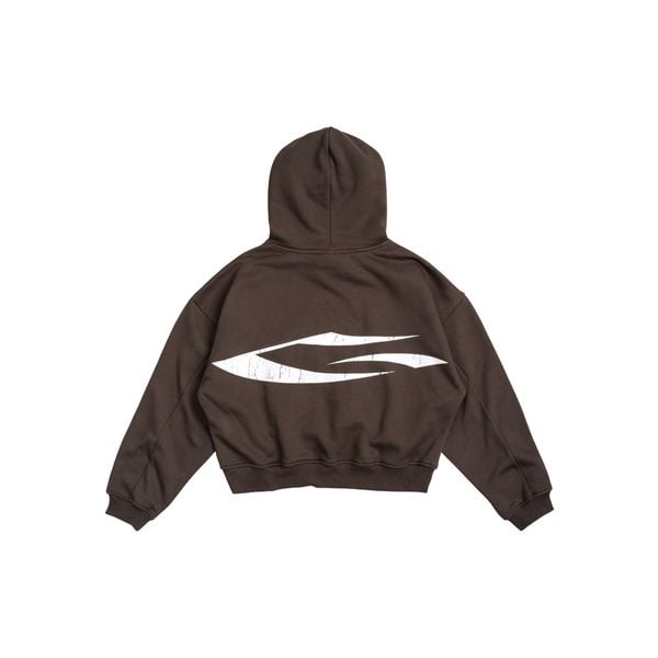  LOGO BOXY HOODIE / MOCHA 