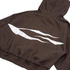 LOGO BOXY HOODIE / MOCHA