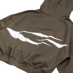 LOGO BOXY HOODIE / COFFEE