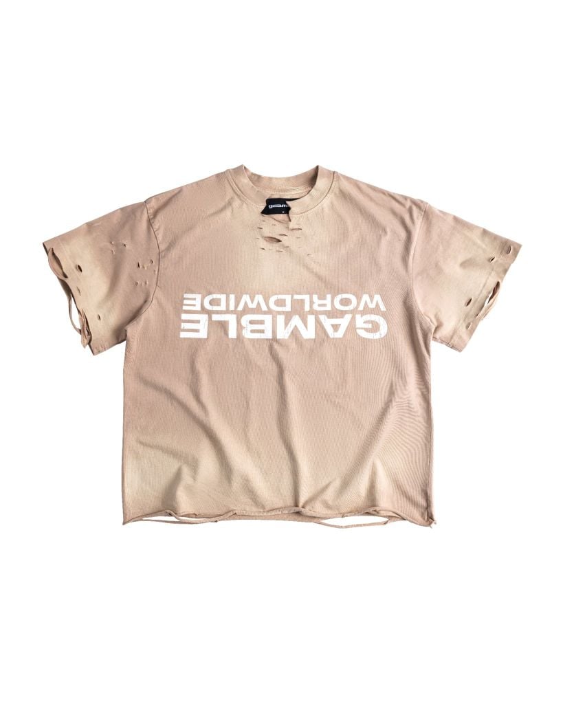 UPSIDE DOWN TEE / DUST