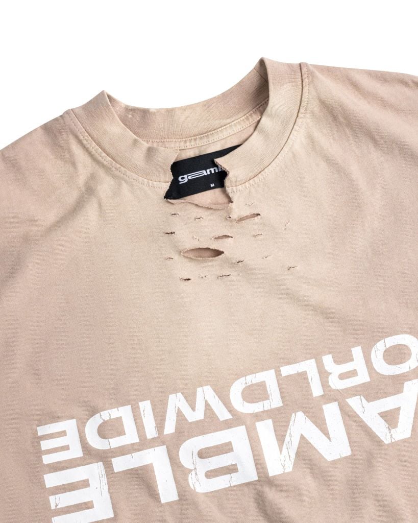 UPSIDE DOWN TEE / DUST