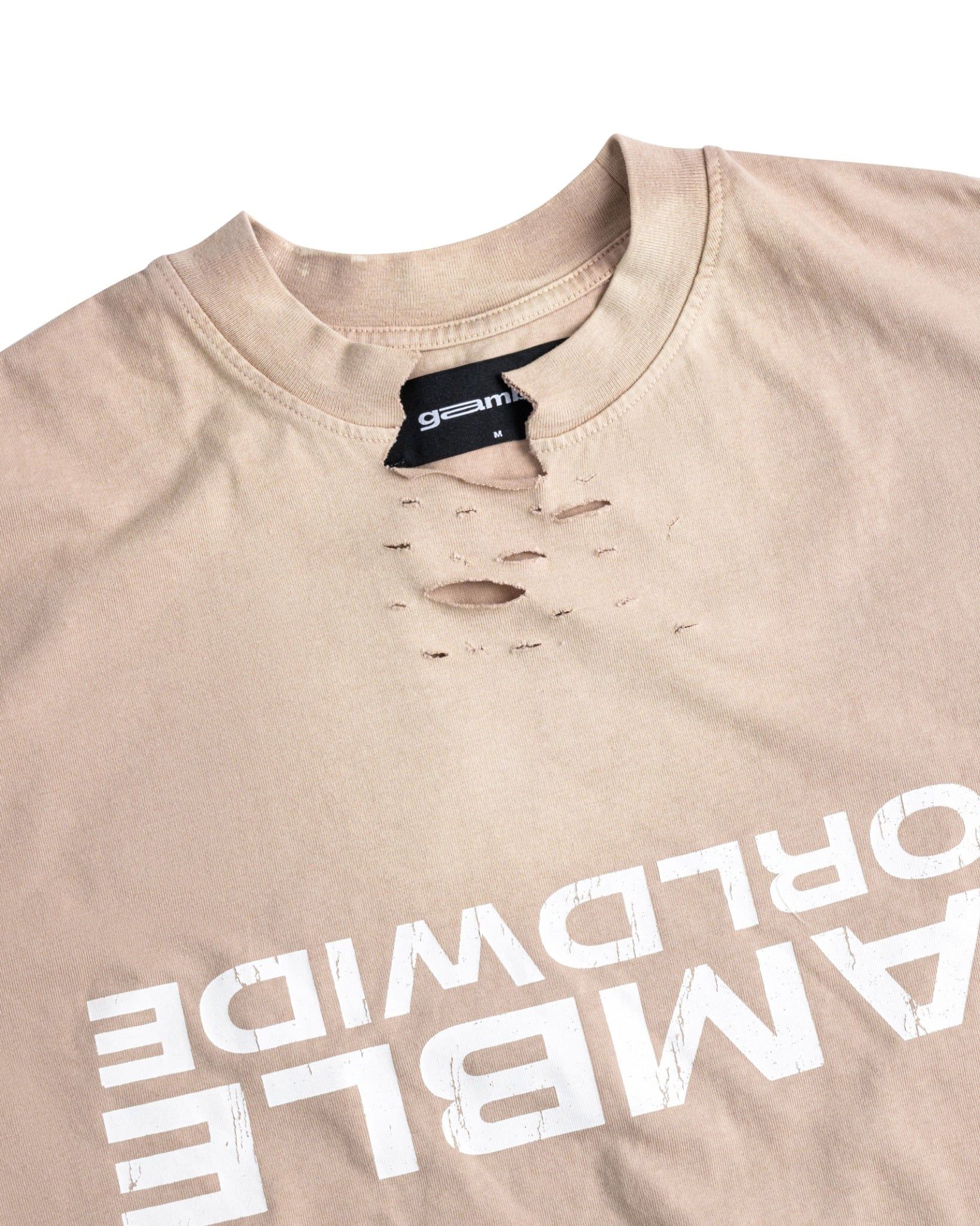 UPSIDE DOWN TEE / DUST