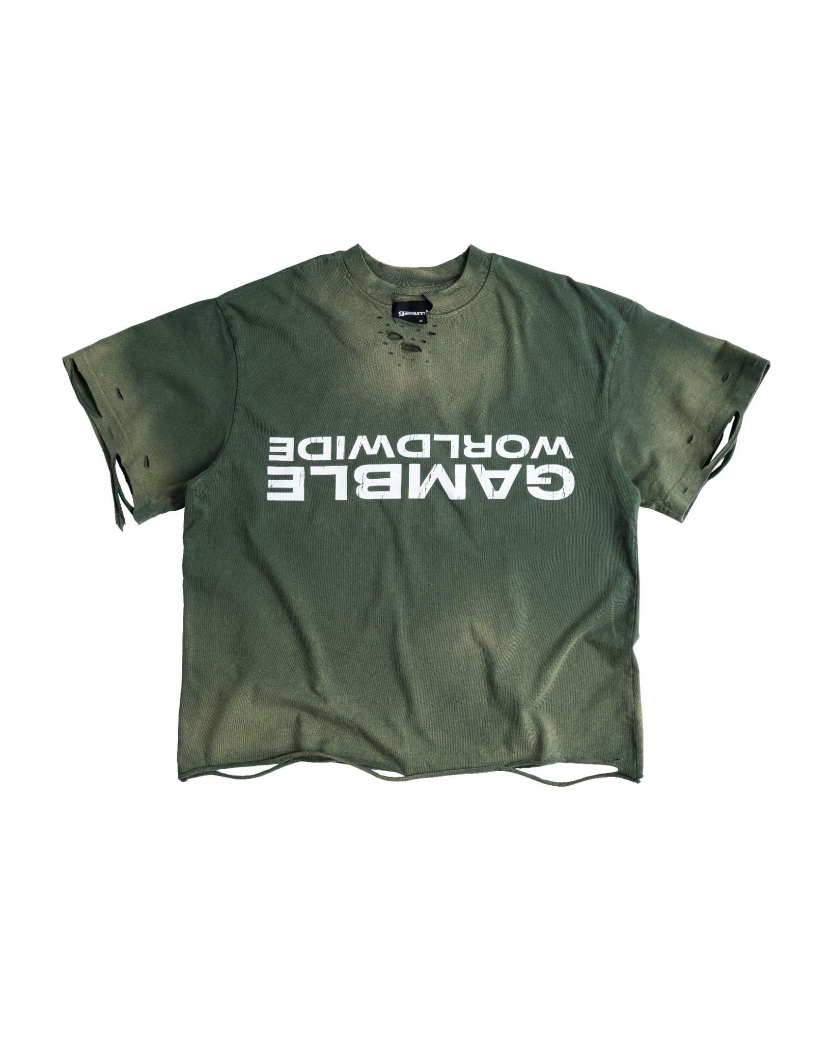 UPSIDE DOWN TEE / MATCHA
